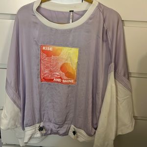 Free People Women’s Oversized Long Sleeve Shirt